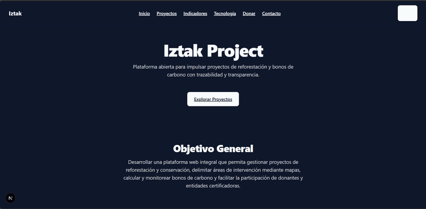 Gestor Proyectos Forestales - Iztak